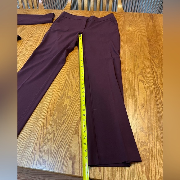 2 piece New York & Company Burgundy Blazer and pants - Picture 4 of 4